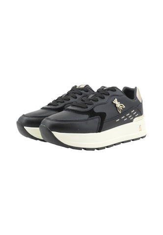 PATRIZIA PEPE Sneakers Donna Nero Beige Oro PJ917.31-AI26