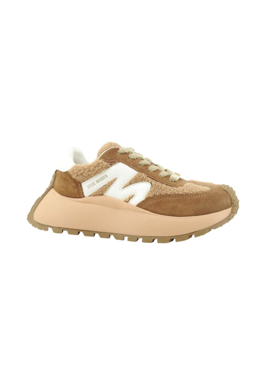 STEVE MADDEN Sneakers Donna Marrone Bianco SMPSUPERCAMPO-F-280-AI26