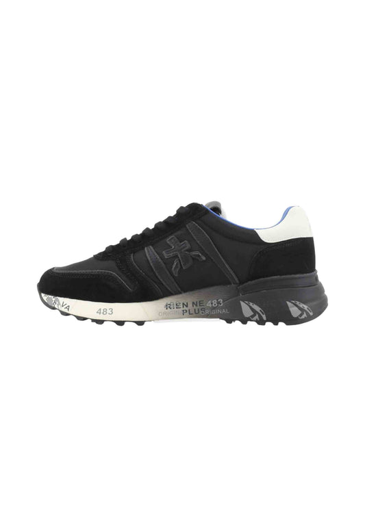 PREMIATA Sneakers Uomo Nero Bianco LANDER-AI26-VAR 7079