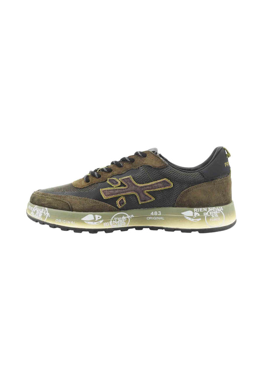 PREMIATA Sneakers Uomo Marrone Verde NOUS-AI26-VAR 7731