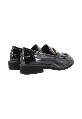 PATRIZIA PEPE Mocassini Donna Nero Oro PJ950.31-AI26