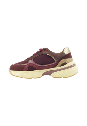 JANET Sneakers Donna Bordeaux Oro J-441-AI26-K35