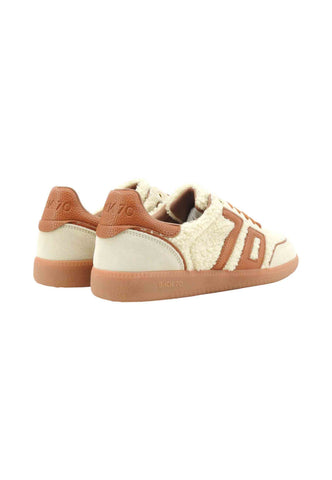 BACK70 Sneakers Donna Beige Marrone 108005-000113-AI26