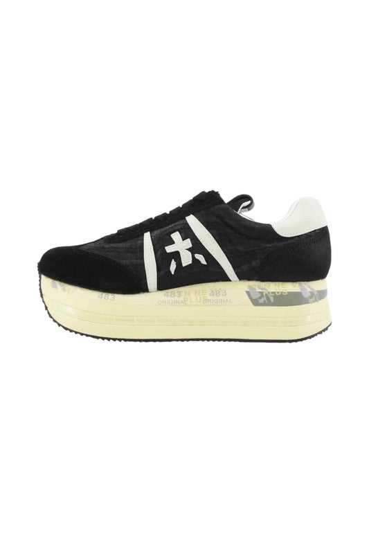 PREMIATA Sneakers Donna Nero Bianco BETH-AI26-VAR 7740