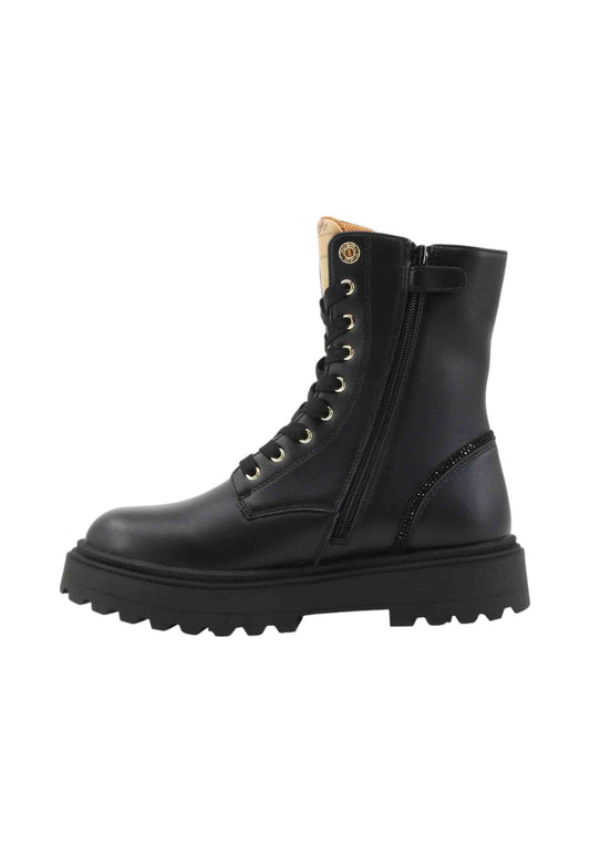 ALVIERO MARTINI Anfibi Donna Nero Strass 23180289-AI26-X550