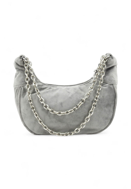 JUICY COUTURE Borsa A Spalla Donna Grigio Strass BEJQL8764WPOPG3-AI26-PG3