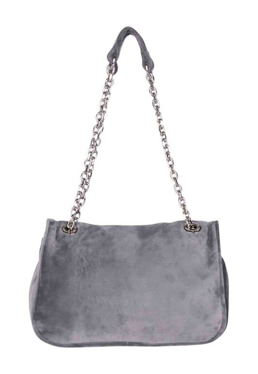 JUICY COUTURE Borsa A Spalla Donna Grigio Strass BEJQL8762WPOPG3-AI26-PG3