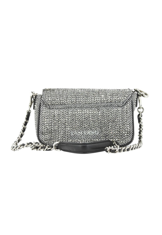 ERMANNO FIRENZE Borsa A Mano Donna Nero Bianco Strass 12402001-AI26-293