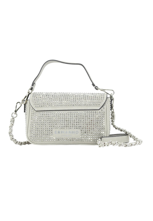 ERMANNO FIRENZE Borsa A Mano Donna Argento Strass 12402003-AI26-79