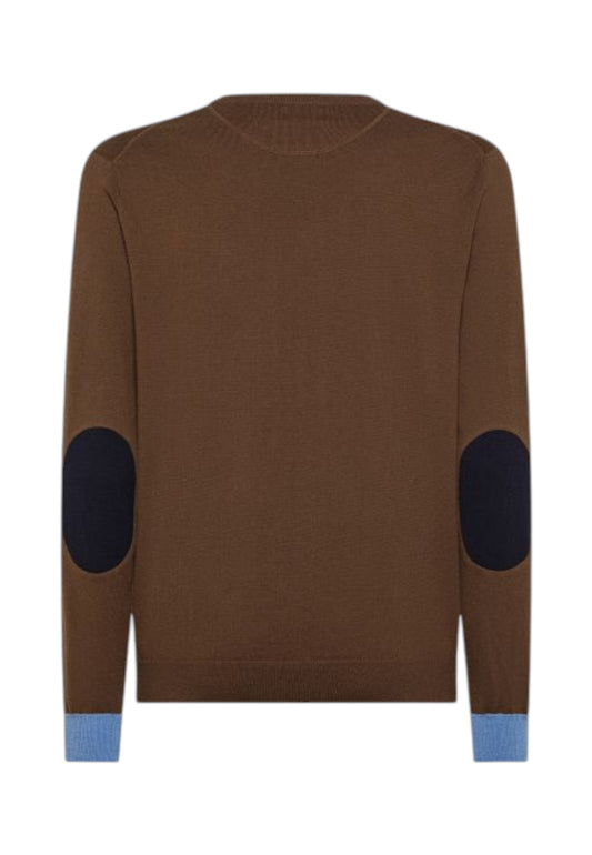 SUN68 Maglione Uomo Marrone K45143-AI26-08