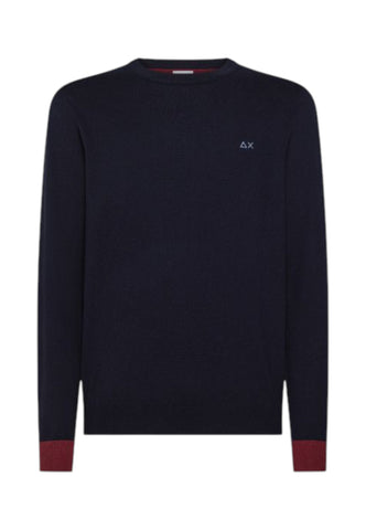 SUN68 Maglione Uomo Blu K45143-AI26-07