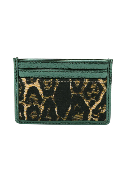 KURT GEIGER Portafogli Portacarte Donna Marrone Verde Animalier 2754539609-AI26