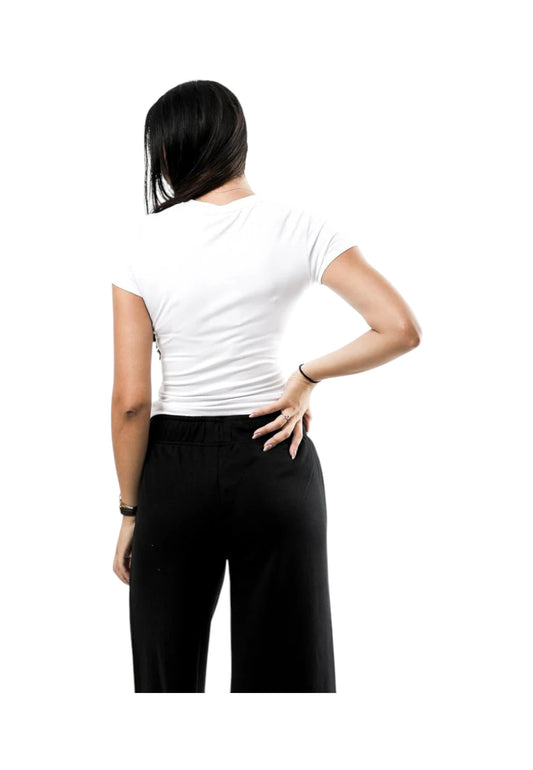 JUICY COUTURE T-Shirt Donna Bianco Strass VIJH70802WM8J10-AI26-J10