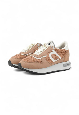 DUUO Sneakers Donna Marrone Bianco D124094-AI26
