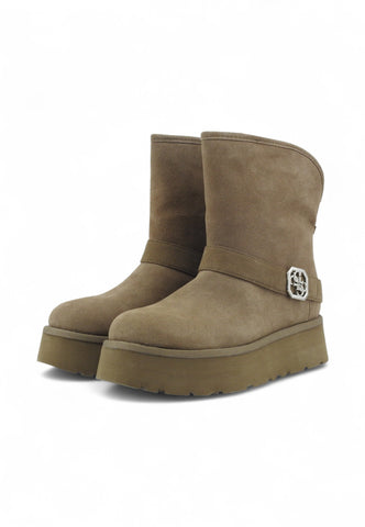 GUESS Stivaletti Donna Marrone FLFDOLESU10-AI26-GREEN