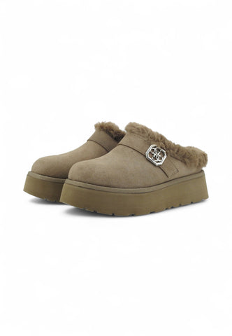 GUESS Ciabatte Sabot Donna Marrone FLFDOCESU06-AI26-GREEN