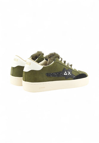 SUN68 Sneakers Donna Verde Glitter Z45233-AI26-74