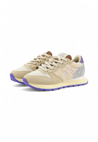 SUN68 Sneakers Donna Beige Viola Z45208-AI26-31