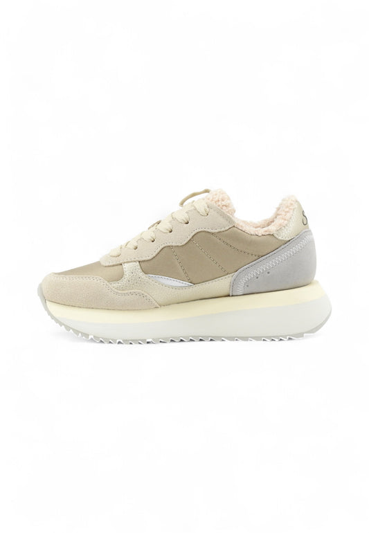 SUN68 Sneakers Donna Beige Oro Z45210-AI26-31