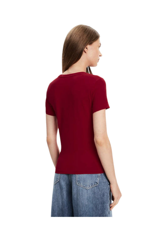 GUESS T-Shirt Donna Bordeaux W4YI01J1314-AI26-G5M3