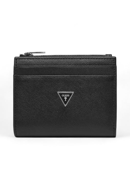 GUESS Portafogli Portacarte Uomo Nero SMMASLLEA03-AI26-BLA