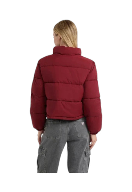 GUESS Giacca Bomber Donna Bordeaux W4BL20WGII2-AI26-G5M3