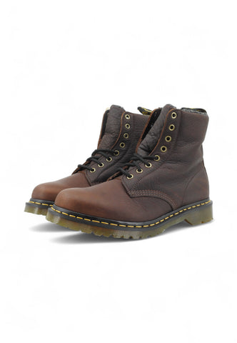 DR. MARTENS 1460 Pascal Wl Dark Brown Grizzly Anfibi Uomo Marrone 31873201-AI26