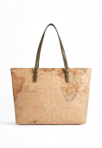 ALVIERO MARTINI Borsa Shopper Donna Beige Verde LD34S578-AI26-0609