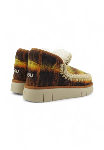 MOU Eskimo Bounce Sneaker Wool Stivaletti Donna Marrone Giallo MU.FW531019K-AI26-IRCUE