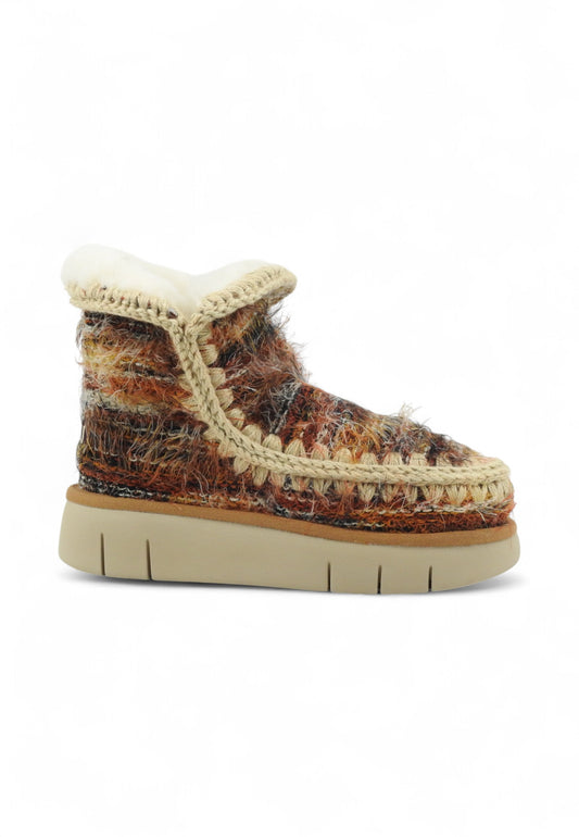 MOU Eskimo 18 Bounce Wool Stivaletti Marrone Beige Arancione MU.FW531017K-AI26-SHCUE