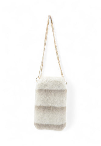 VIA MILANO 21 Olivia Borsa Tracolla Donna Bianco Grigio OLIVIAGB-AI26