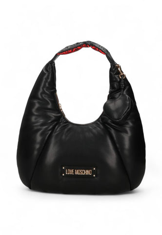 LOVE MOSCHINO Borsa A Spalla Donna Nero Rosso JC4325PP0NKM100A-AI26