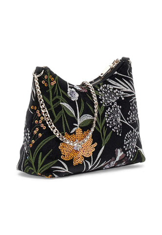 GUESS Borsa A Spalla Donna Nero Paillettes HWVT9350170-AI26-BML