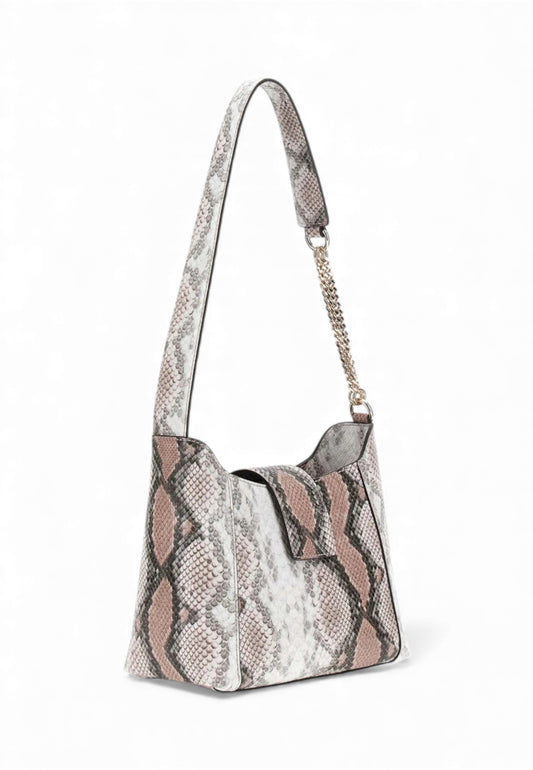 GUESS Borsa A Spalla Donna Bianco Grigio Rosa HWKG9891010-AI26-LTM