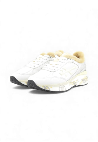 PREMIATA Sneakers Donna Bianco Argento MOERUND-AI26-VAR7798M