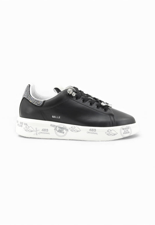 PREMIATA Sneakers Donna Nero Strass BELLE-AI26-VAR7810K