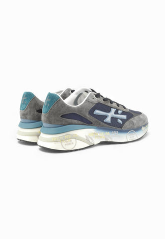 PREMIATA Sneakers Uomo Blu Grigio MOERUN-AI26-VAR7772