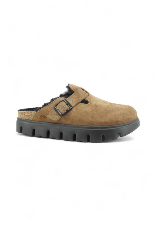 BIRKENSTOCK Ciabatte Boston Pap Chunky Donna Marrone 1030574-AI26