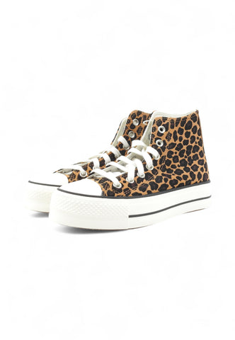CONVERSE Sneakers Donna Beige Nero Animalier A17979C-AI26