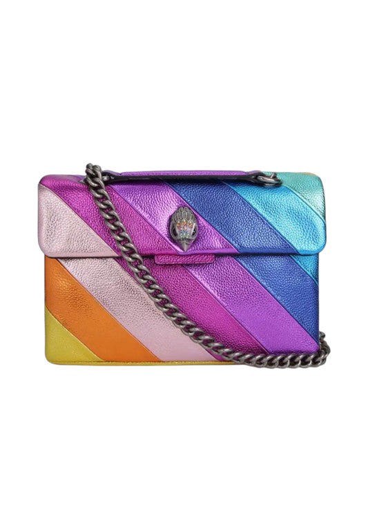 KURT GEIGER Borsa A Spalla Donna Rosa Blu Multicolor 4551069109-PE26