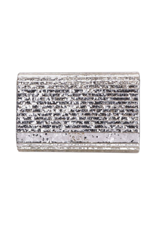 KURT GEIGER Borsa Tracolla Donna Argento Paillettes 8764063979-PE26