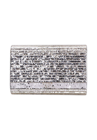 KURT GEIGER Borsa Tracolla Donna Argento Paillettes 8764063979-PE26