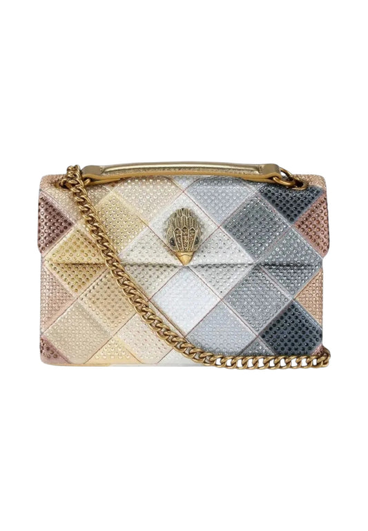 KURT GEIGER Borsa Tracolla Donna Oro Argento Strass 5375465609-PE26