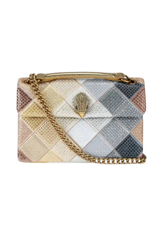 KURT GEIGER Borsa Tracolla Donna Oro Argento Strass 5375465609-PE26