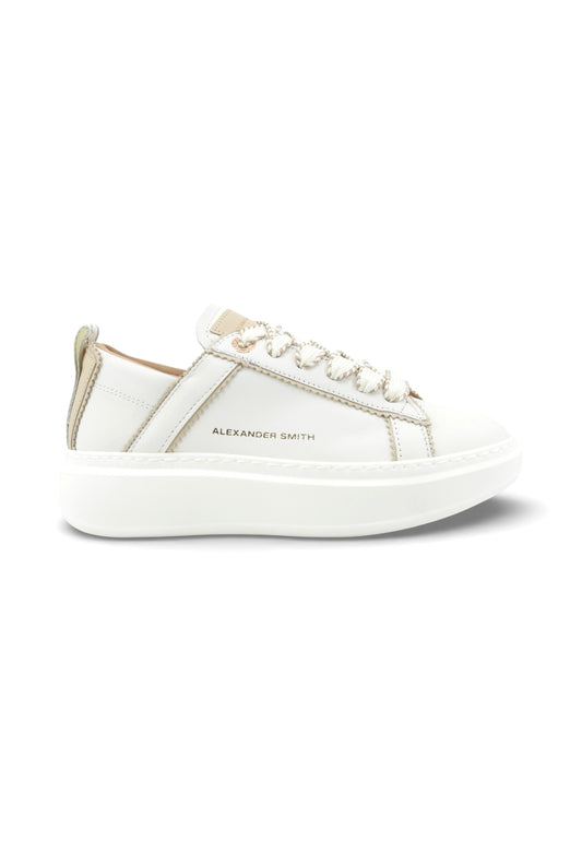 ALEXANDER SMITH Sneakers Donna Bianco Beige ASBDWBW-0318-WNU-PE26
