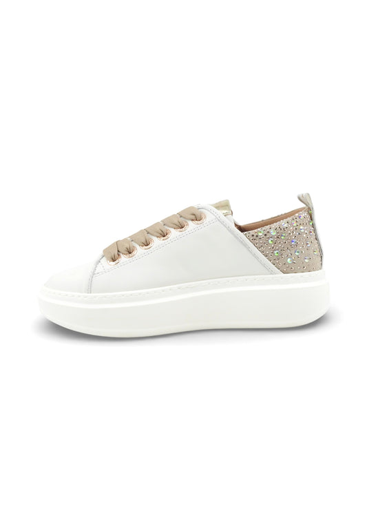 ALEXANDER SMITH Sneakers Donna Bianco Rosa Strass ASBDWYW-0506-WIS-PE26