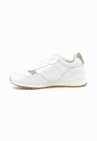 LIU JO Sneakers Donna Bianco Oro Glitter BA6001TX51701111-PE26