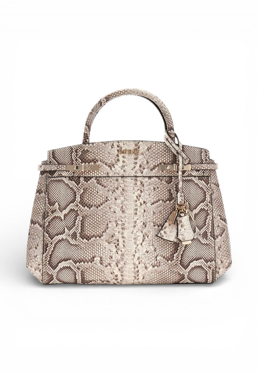 GUESS Borsa A Mano Donna Bianco Beige Animalier HWKG9933060-PE26-NAT