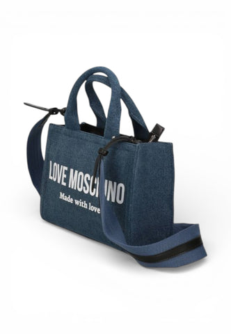 LOVE MOSCHINO Borsa A Mano Donna Blu Denim JC4055PP1OLG170A-PE26