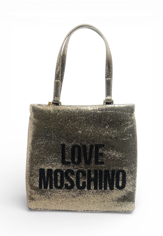 LOVE MOSCHINO Borsa A Mano Donna Oro Glitter JC4102PP1OLK0901-PE26